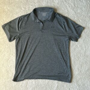 Under Armour Loose Fit Athletic Playoff Polo, Grey